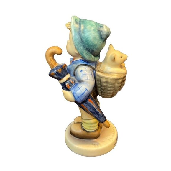 Goebel Hummel Figurine Home From Market #198 2/0 Pig Germany 2007 Farm Rustic - Picture 4 of 6